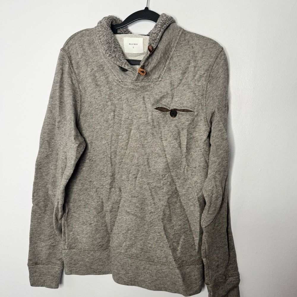 Billy Reid gray pullover size small